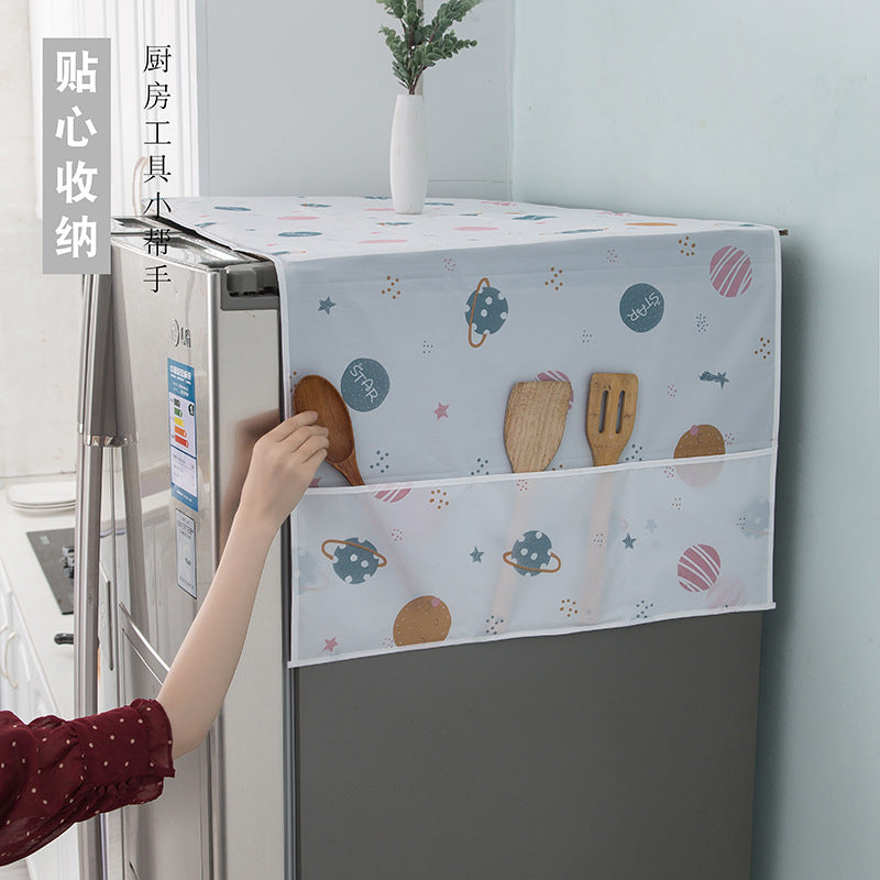 Housse de Réfrigérateur Imperméable avec 6 Poches de Rangementréfrigérateurs 🎁 Offre spéciale : 2 housses à prix promotionnel – Stock limité ! Share