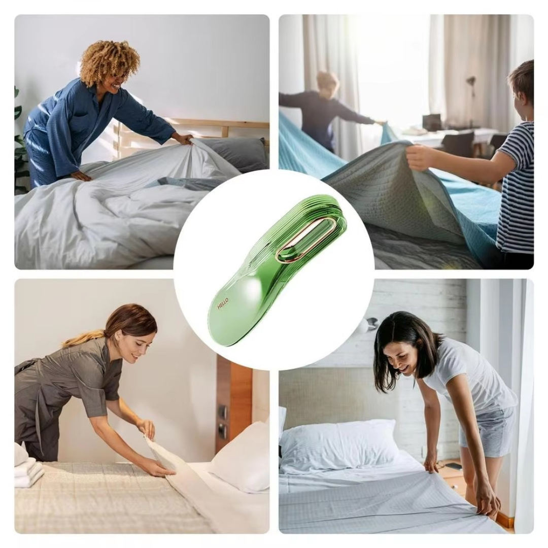 Faites votre lit en quelques secondes sans vous fatiguer.