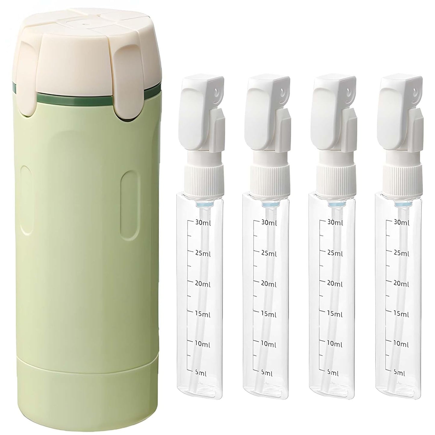 Flacons distributeurs echargeables 4 en 1