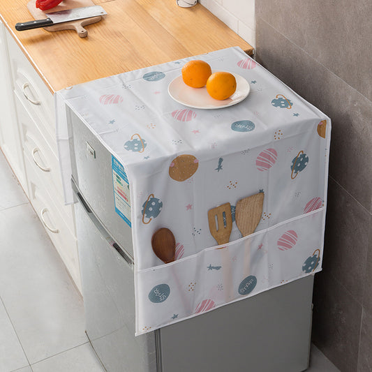 Housse de Réfrigérateur Imperméable avec 6 Poches de Rangementréfrigérateurs  🎁 Offre spéciale : 2 housses à prix promotionnel – Stock limité !   Share