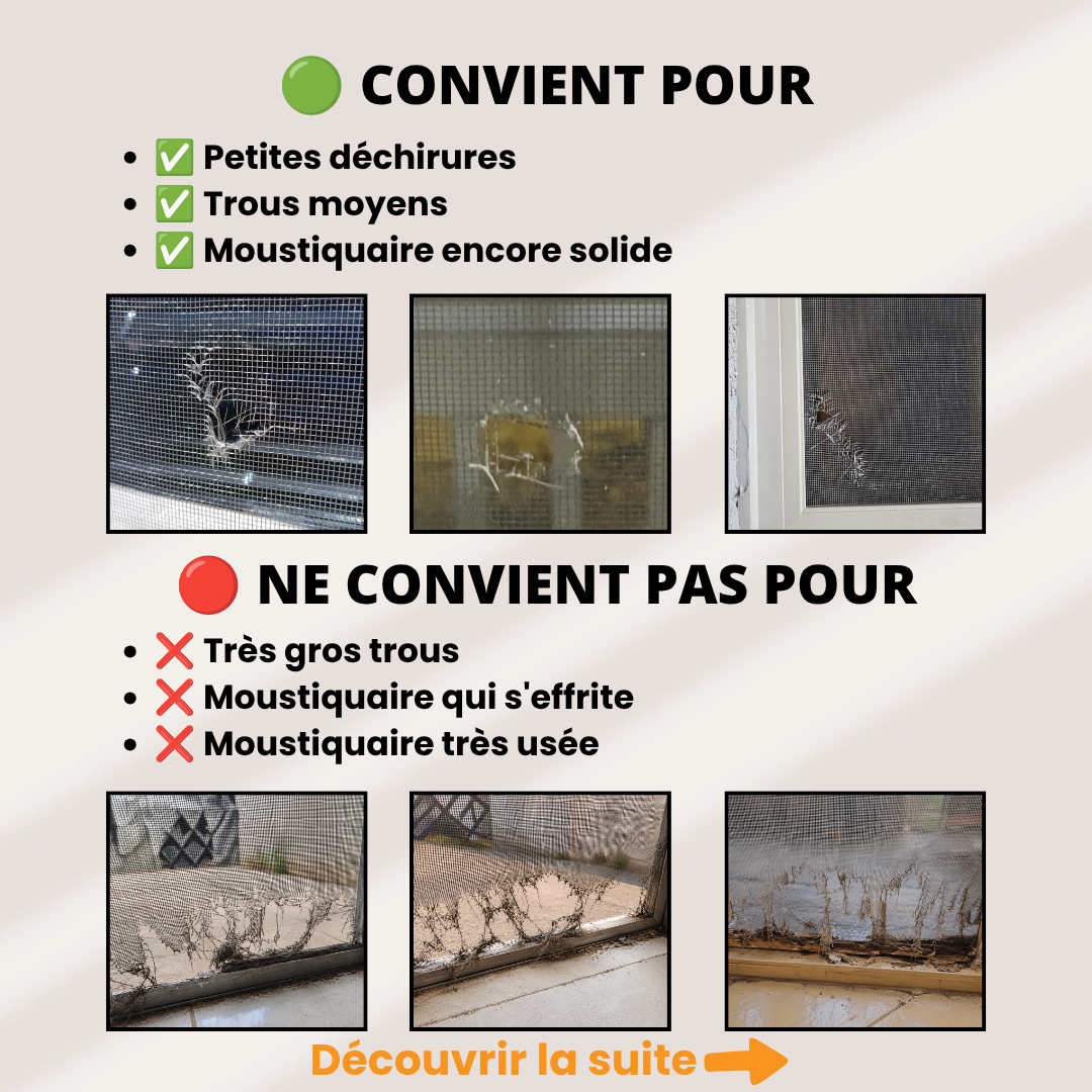 Réparez votre grillage sans le remplacer et économisez votre argent (Rouleau de 5 mètres)